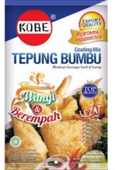 Kobe Tepung Bumbu  Coating Mix Flour 75g New Packaging 