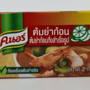 Thai Knorr Tom Yum Seasoning Cubes 24g. (Pack of 4) by Thai Knorr