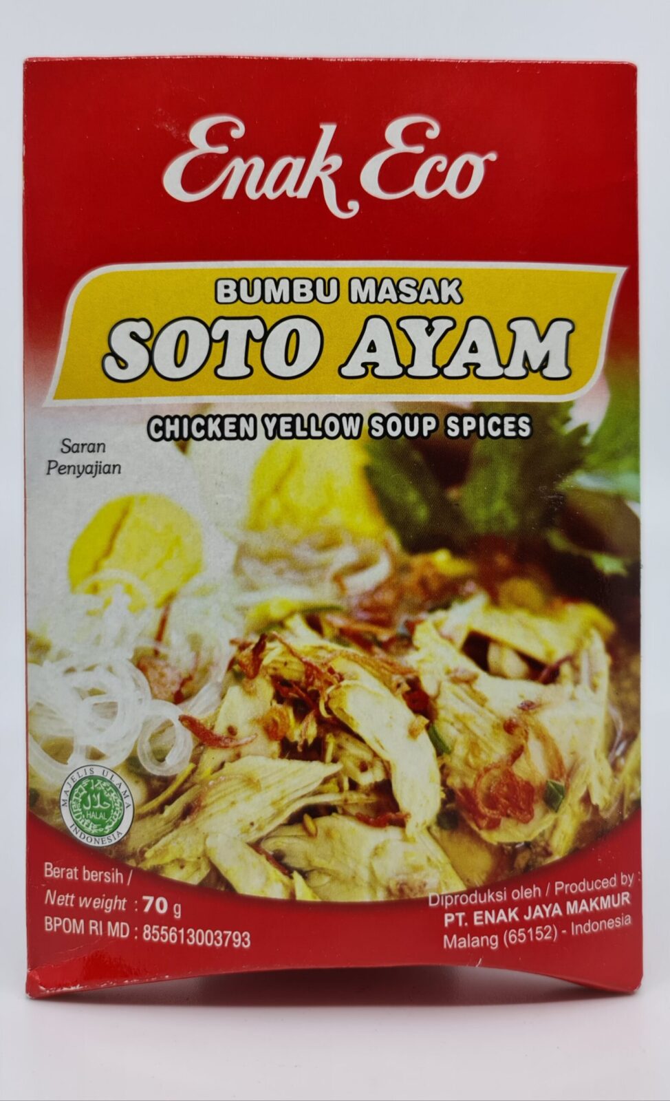 Enak Eco Soto Ayam Chicken Yellow Soup Spices - Toko Indonesia