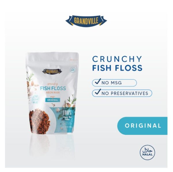 Grandville Crunchy Fish Floss Abon Ikan Original Flavour 100g